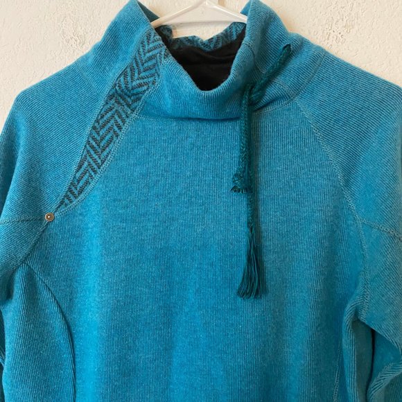 Prana Blue Sweater Women Large - Picture 6 of 11